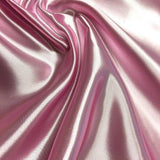 pink satin fabric.