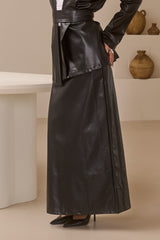 Alana PU Leather Skirt