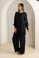 60898-60899-BLK-shirt-pants-set