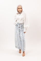 ALP1078-Aci-denim-skirt