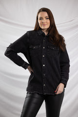 ALP477-Blk-denim-jacket