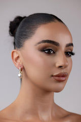 Detailed Pearl Earrings