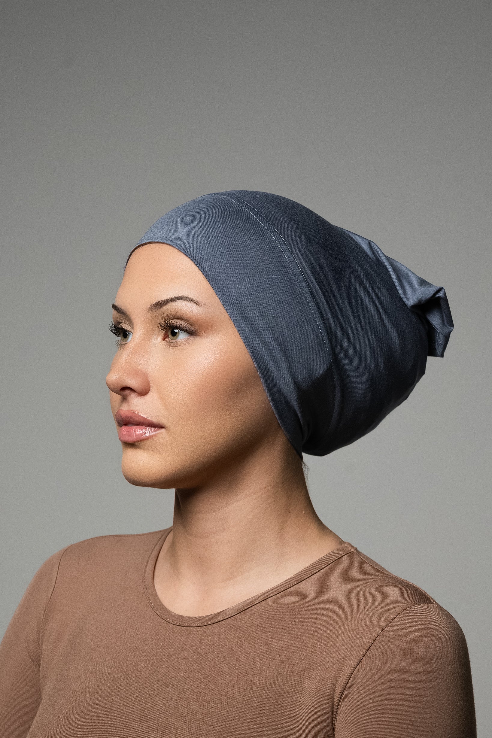 Luxury Jersey Open Cap - Shades of Grey