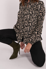 M00166BlackFloral-blouse-top