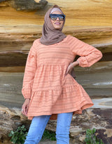 M00168Salmon-top-blouse