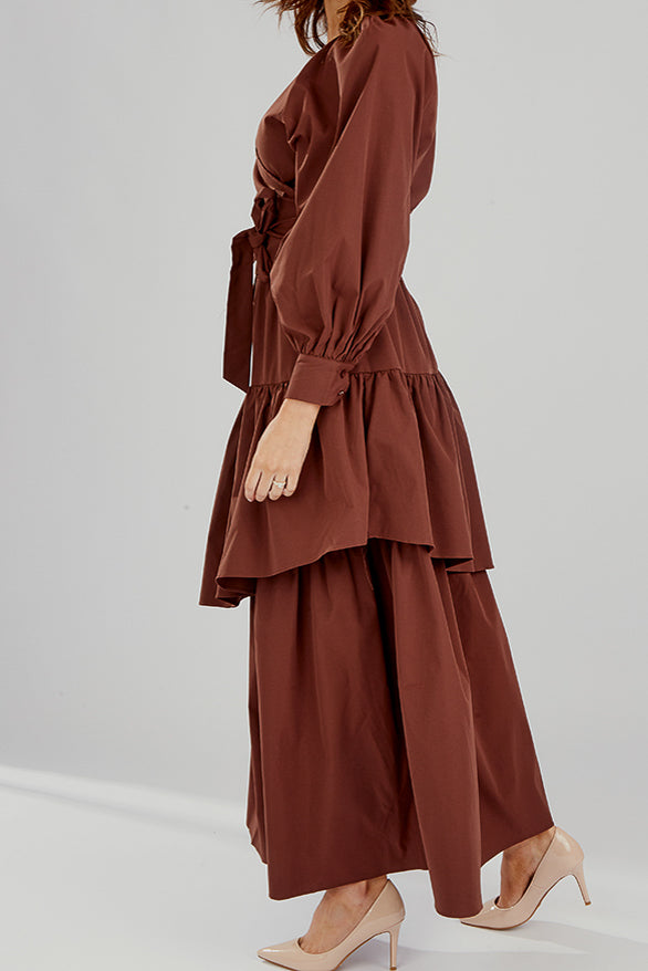 M00306Chocolate-skirt