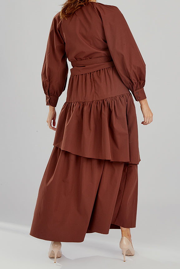 M00306Chocolate-skirt