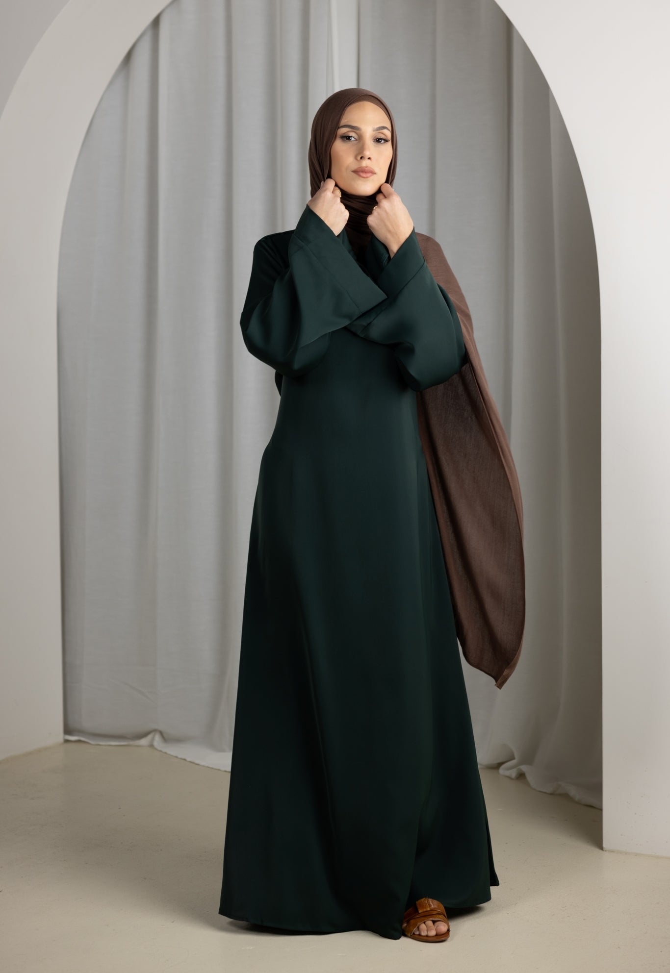 M7635EmeraldGreen-abaya-dress
