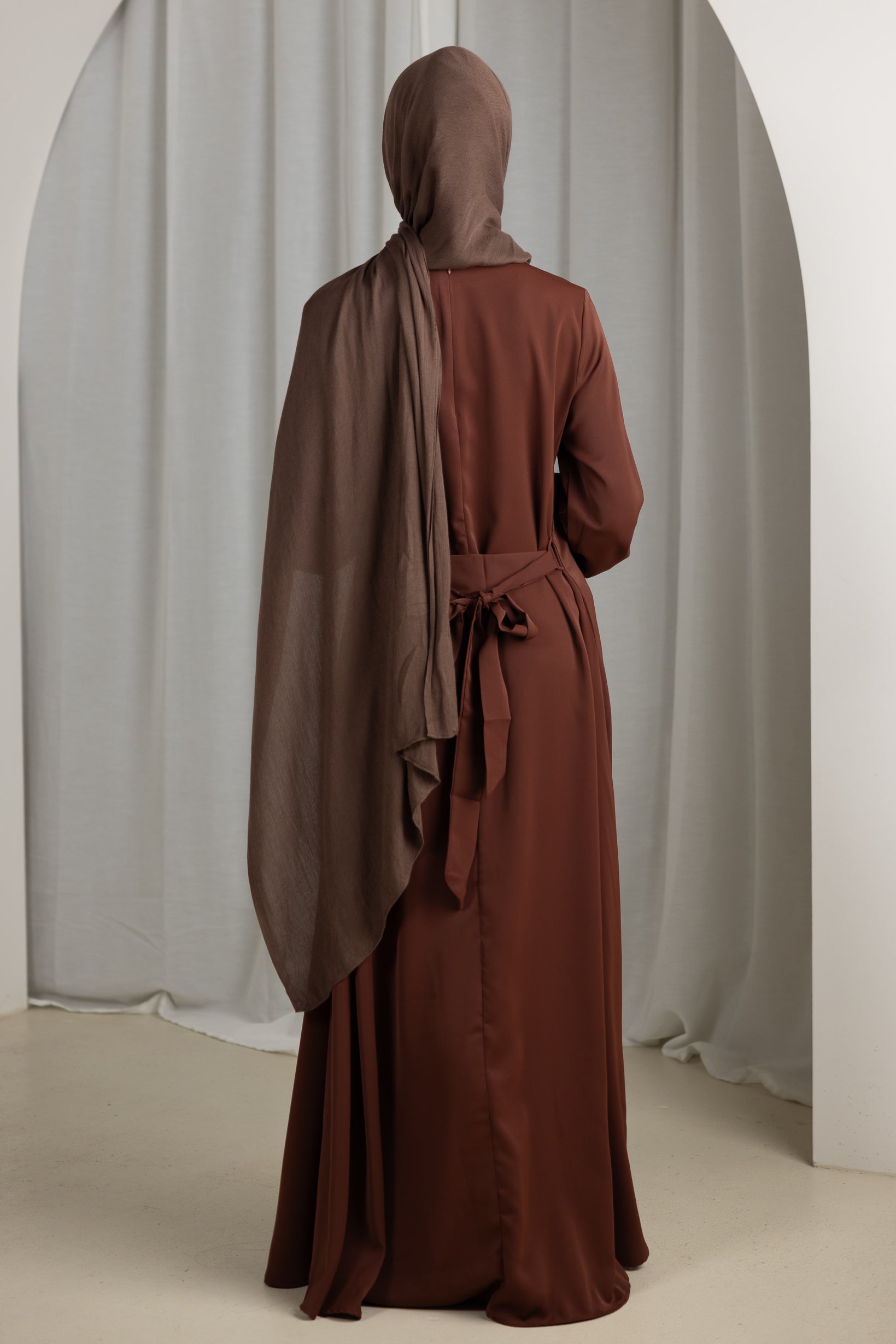 M7691Brown-abaya-dress