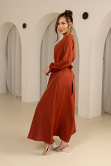 M7691Copper-abaya-dress