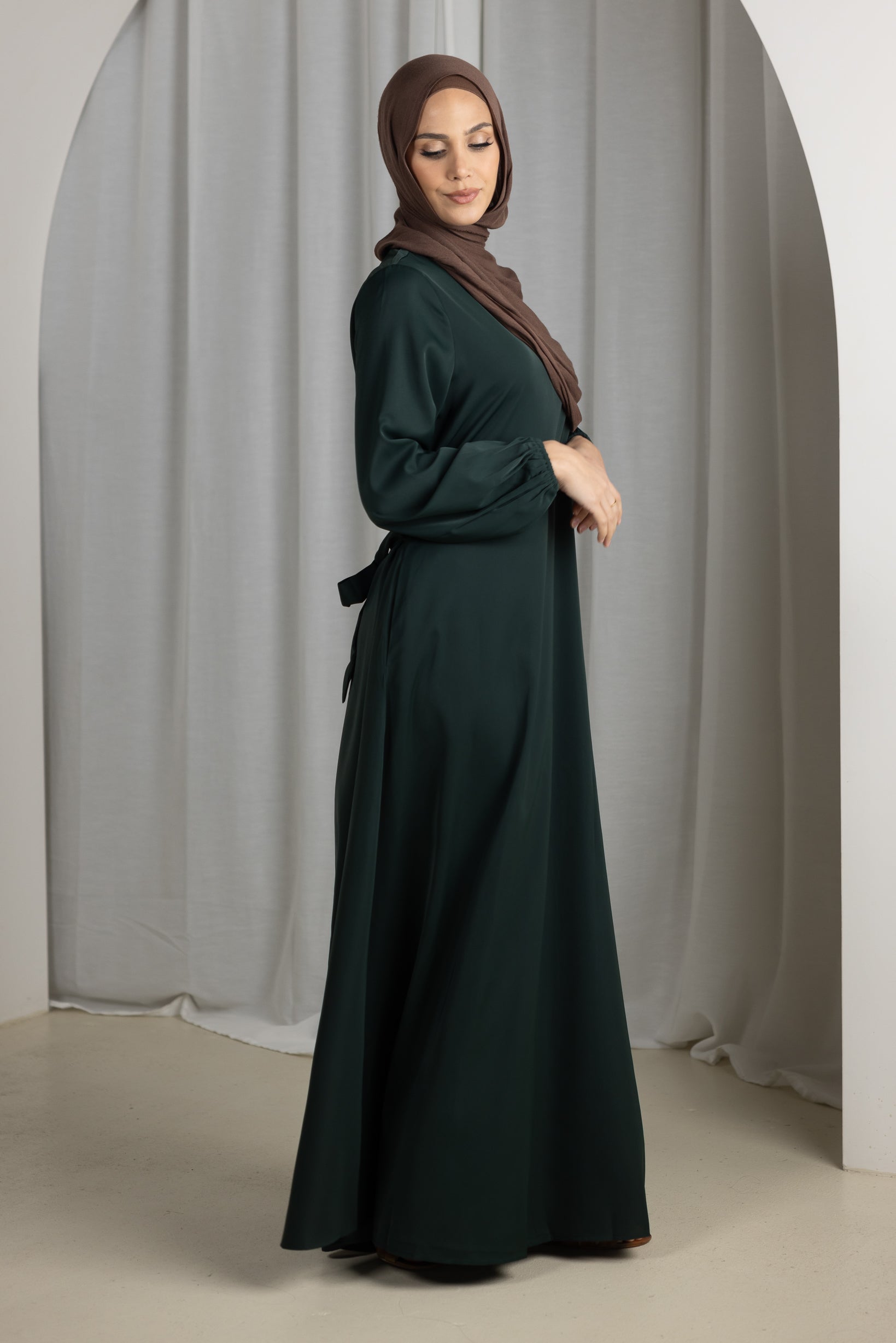 M7691EmeraldGreen-abaya-dress