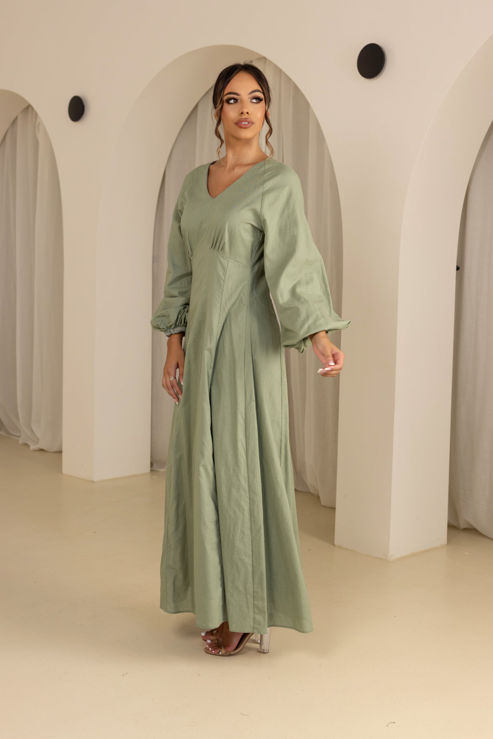 M7797Khaki-dress-abaya #color_Khaki