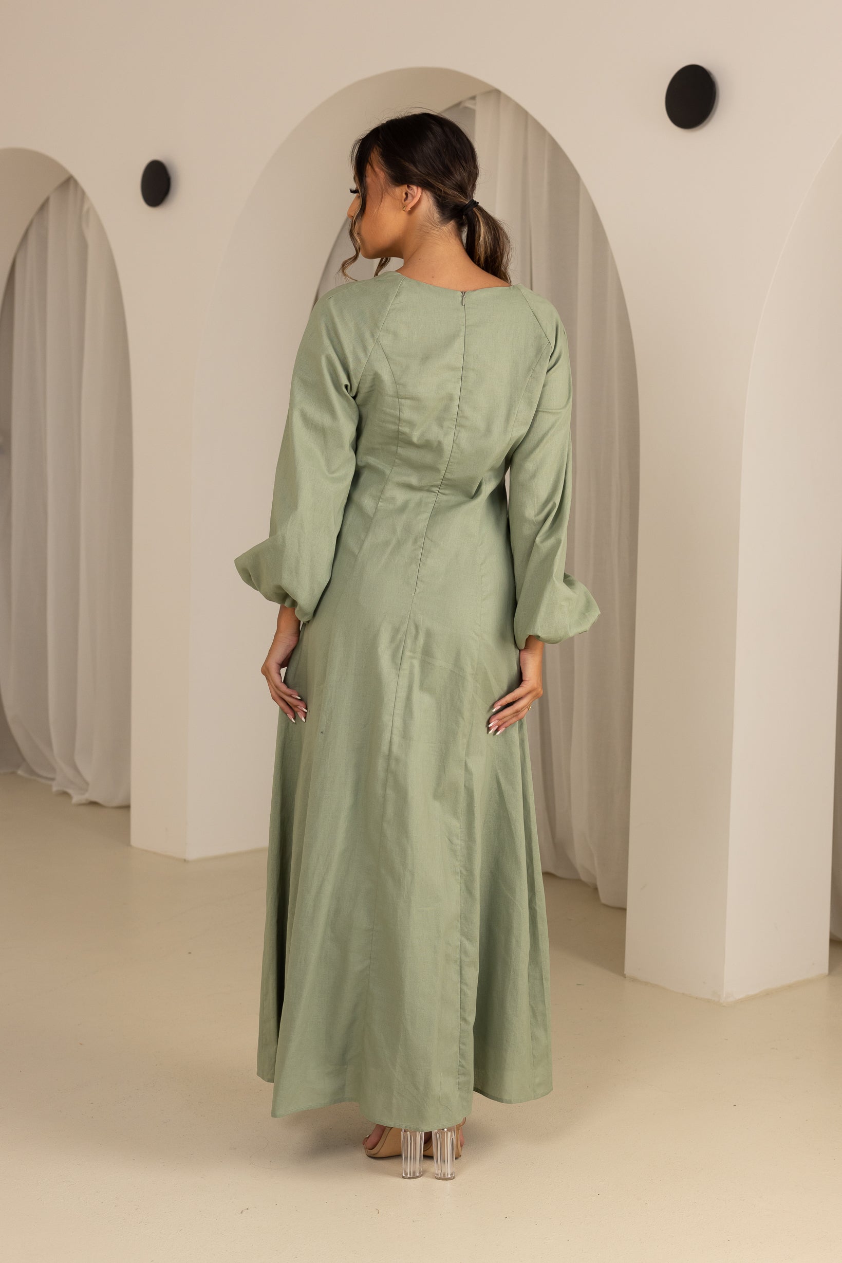 M7797Khaki-dress-abaya #color_Khaki