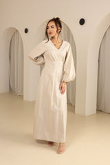 M7797Nude-dress-abaya #color_Nude