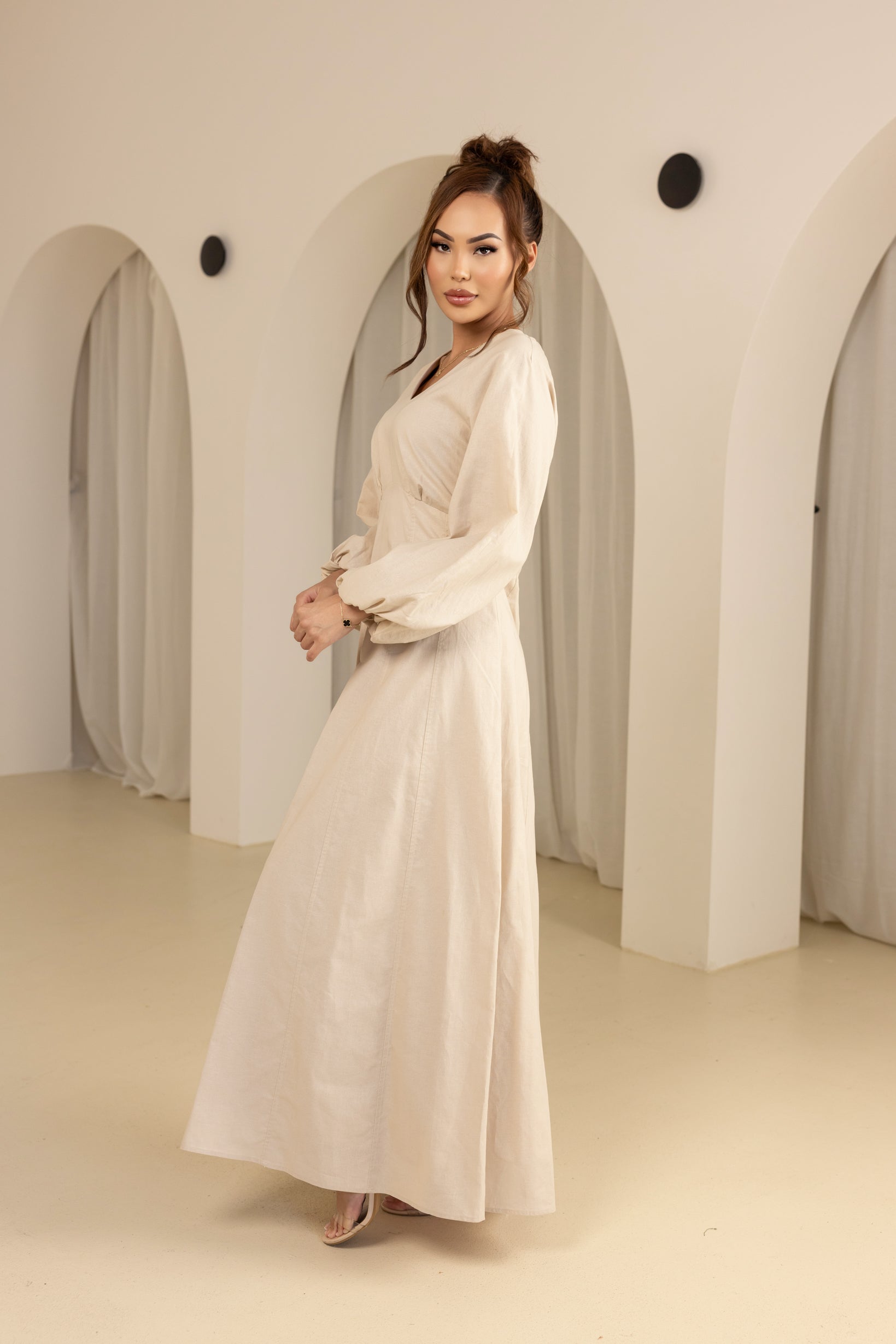 M7797Nude-dress-abaya #color_Nude