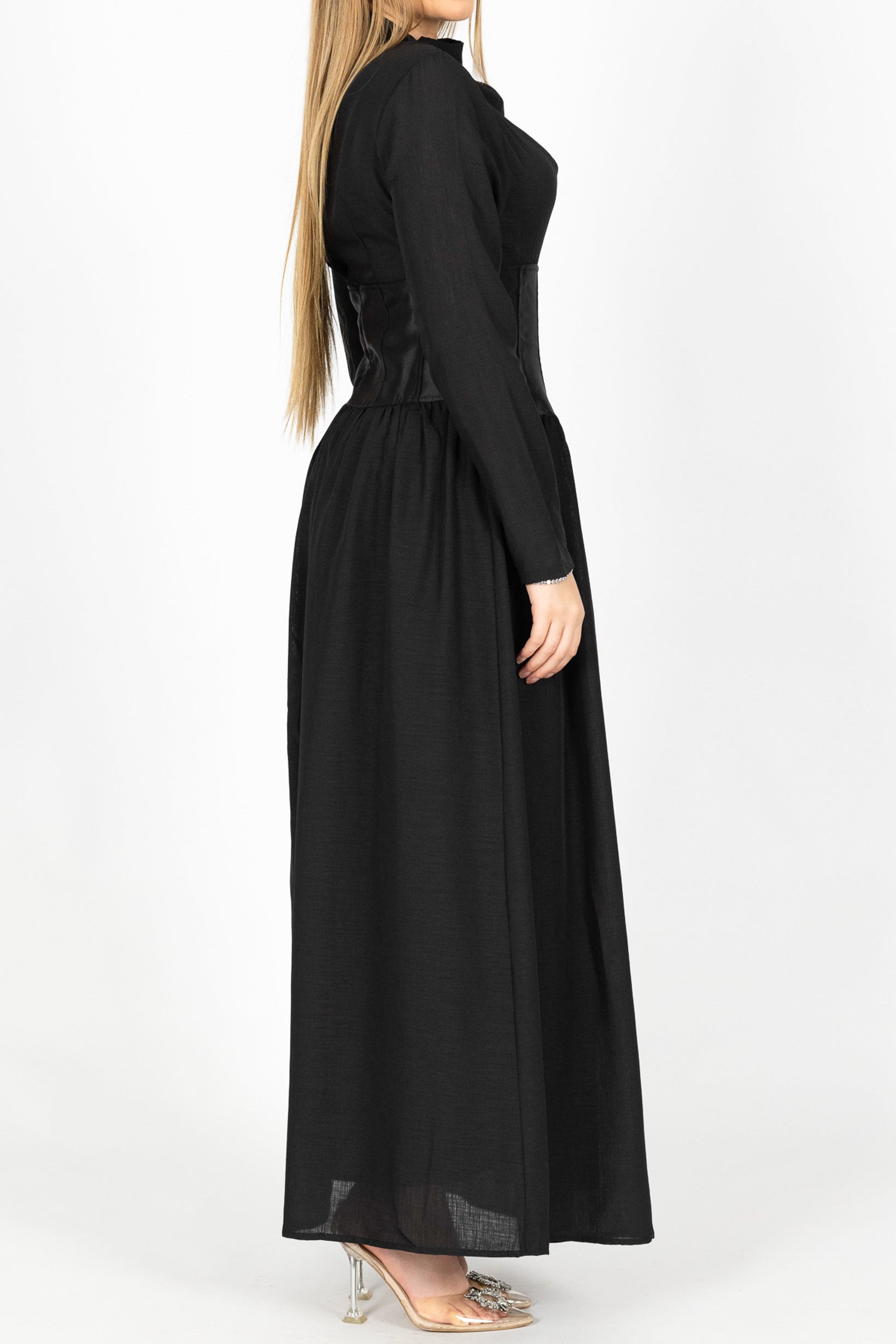 M7909Black-dress-abaya