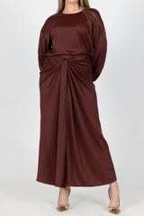 M7943Chocolate-skirt