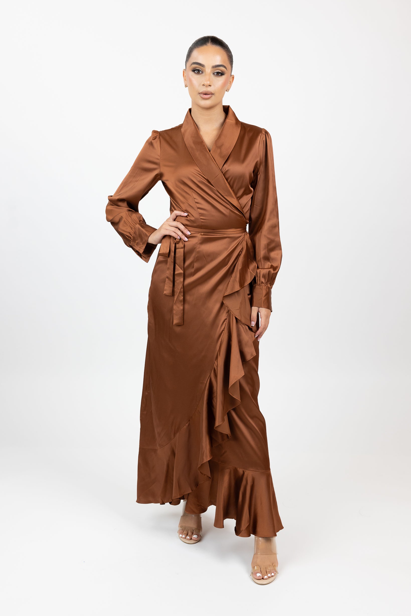 M8000Chocolate-dress-abaya