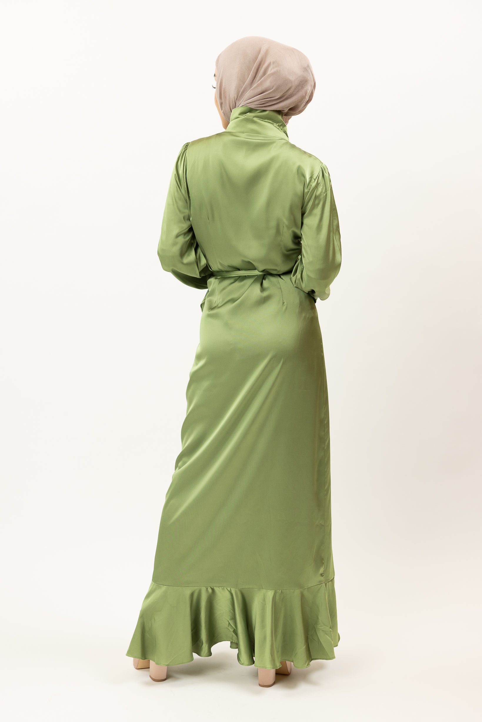 M8000Green-dress-abaya