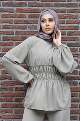 M8104Khaki-blouse-top