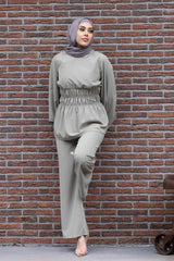 M8104Khaki-blouse-top