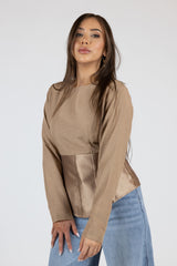 M8111Mocha-blouse-top