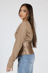 M8111Mocha-blouse-top