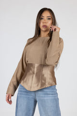 M8111Mocha-blouse-top