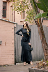 M8225Black-abaya-dress