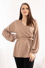 M8238Mocha-blouse-top