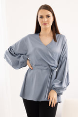 M8238SteelBlue-blouse-top