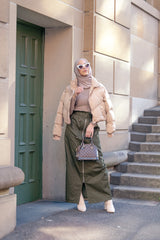 M8270Khaki-skirt