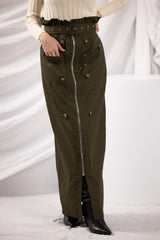 M8270Khaki-skirt