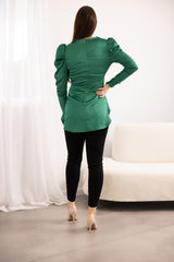 M8277-GREEN-blouse-satin