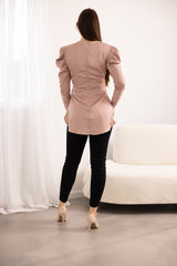 M8277-NUDE-blouse-satin