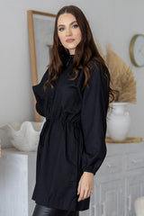 M8291Black-blouse