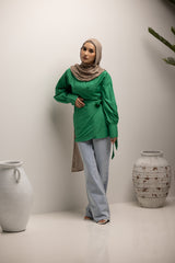 M8303Green-shirt-top
