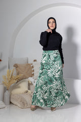 M8338-GRN-skirt-print