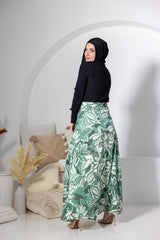 M8338-GRN-skirt-print