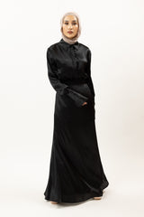 M8356Black-satin-skirt