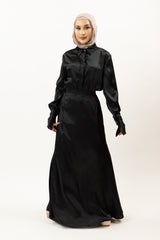 M8356Black-satin-skirt