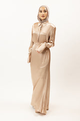 M8356Nude-satin-skirt