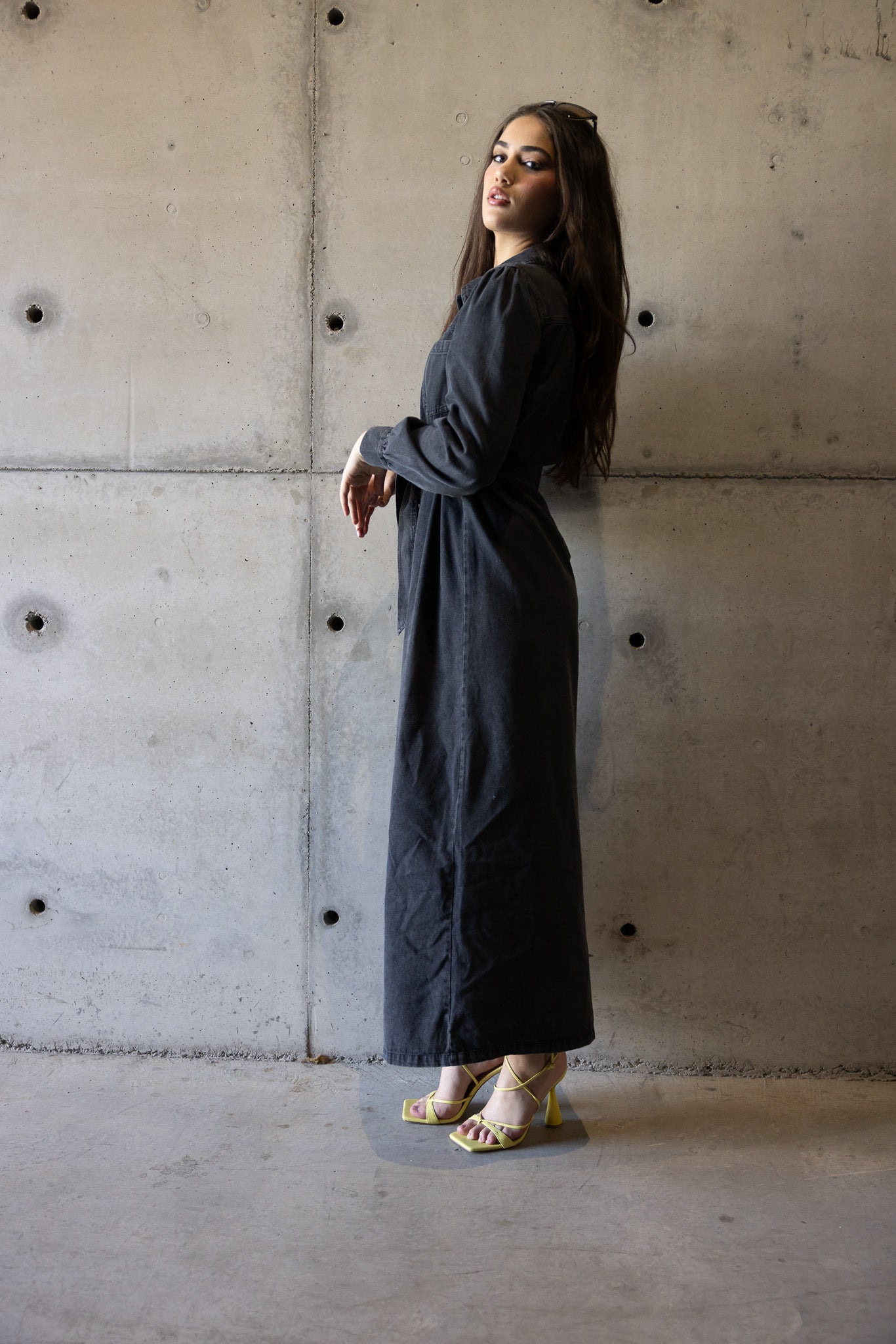 M8393Black-dress-abaya-denim