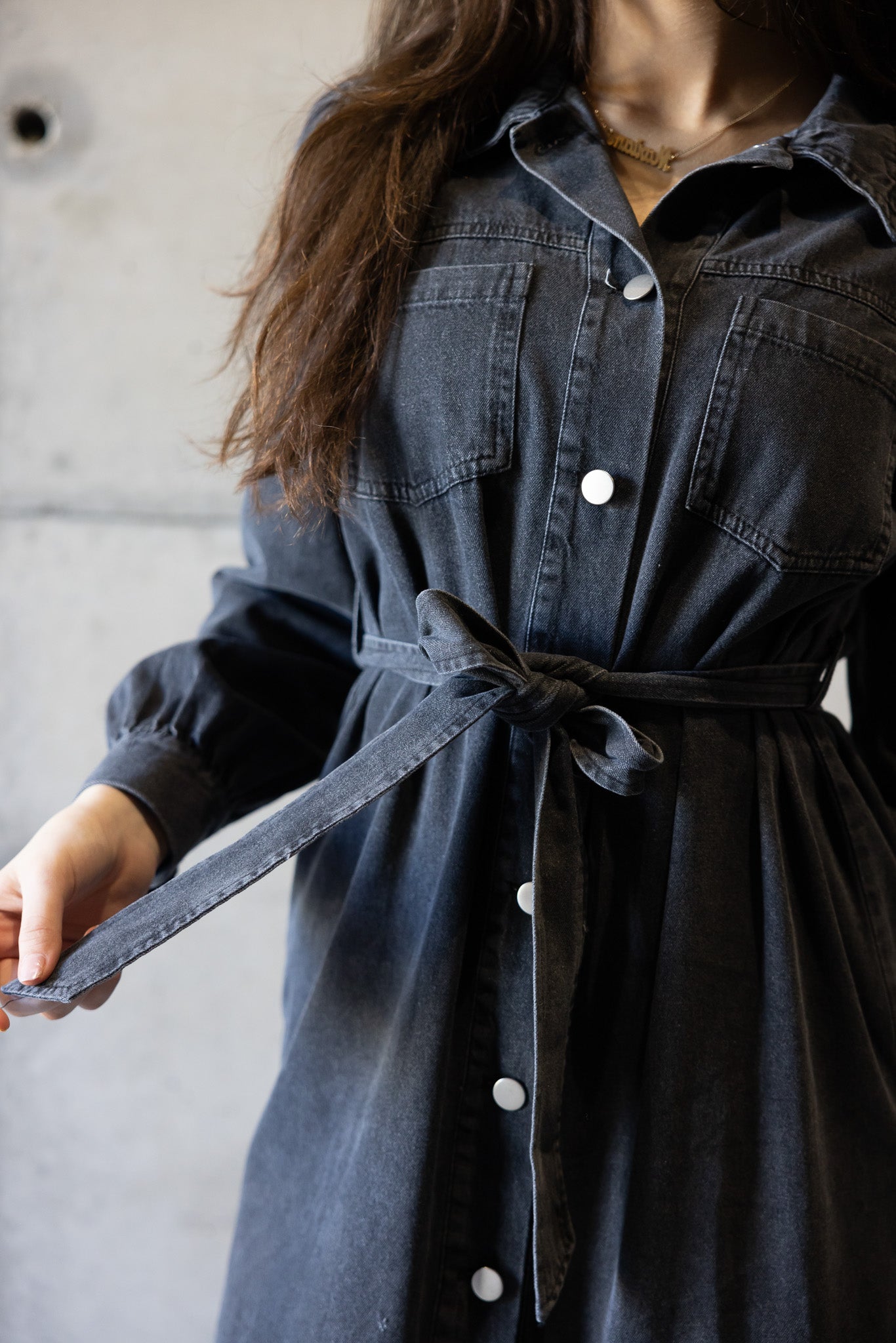 M8393Black-dress-abaya-denim