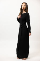 M8410Black-knit-dress