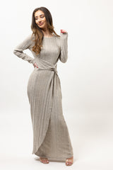 M8410Bone-knit-dress