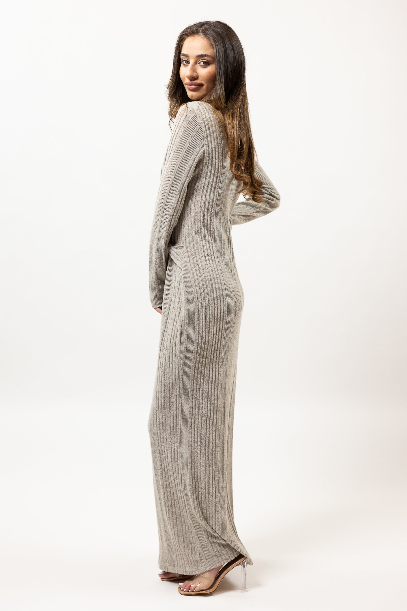 M8410Bone-knit-dress