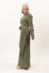 M8438Khaki-maxi-dress