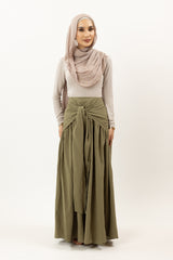 M8481Khaki-skirt