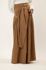 M8481Tan-skirt